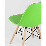 Пластиковый стул на ножках из массива бука Eames Light Green варинант исполнения - 3 | Loft Concept во Владивостоке