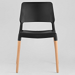 Пластиковый стул на ножках из массива бука Ferret Black 4 шт варинант исполнения - 2 | Loft Concept во Владивостоке