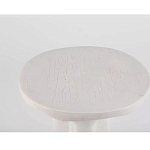 Дизайнерский журнальный стол белый на 3-х ножках в виде ступней African table варинант исполнения - 2 | Loft Concept во Владивостоке