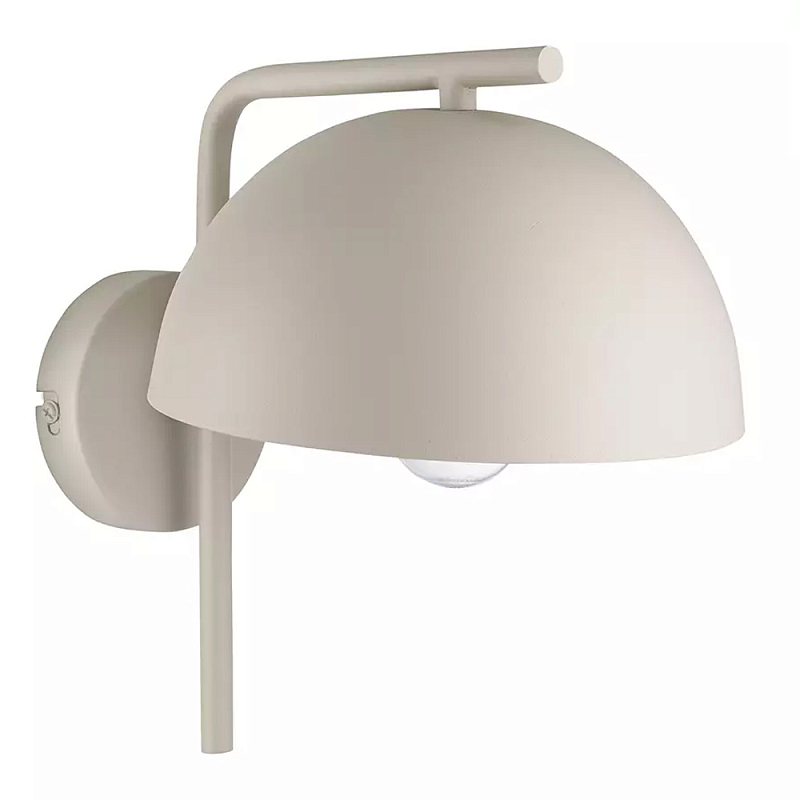 Бра бежевое с полукруглым плафоном Beige Wall Lamp Бежевый Бра бежевое с полукруглым плафоном Beige Wall Lamp Бежевый во Владивостоке | Loft Concept