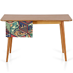 Письменный стол с принтом на ящиках Elise Desk варинант исполнения - 6 | Loft Concept во Владивостоке
