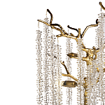 Лампа настольная со стеклянными подвесами цвет золото FAIRYTREE Light варинант исполнения - 2 | Loft Concept во Владивостоке