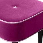 Квадратный мягкий пуф на черных ножках Winton Pouf Square варинант исполнения - 18 | Loft Concept во Владивостоке