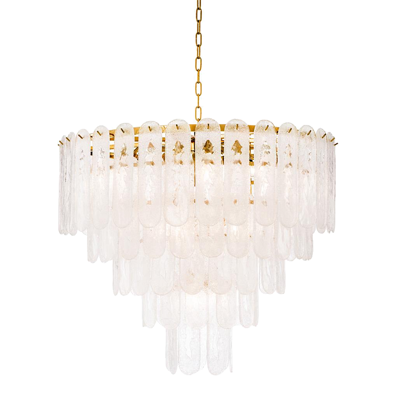 Люстра Chandelier Riveria Золотой Прозрачный Люстра Chandelier Riveria Золотой Прозрачный во Владивостоке | Loft Concept