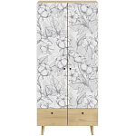 Шкаф с принтом Cotton варинант исполнения - 2 | Loft Concept во Владивостоке