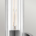 Бра для ванных комнат с прозрачным цилиндрическим плафоном на круглом основании Hinkley варинант исполнения - 10 | Loft Concept во Владивостоке