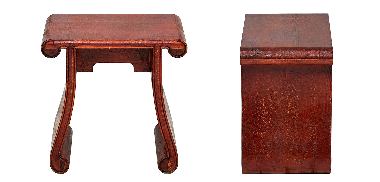 Табурет в китайском стиле Chinese Tabouret Red Табурет в китайском стиле Chinese Tabouret Red - Loft-Concept во Владивостоке