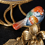 Чаша на ножке из стекла с бронзовыми элементами Bronze Branch варинант исполнения - 2 | Loft Concept во Владивостоке