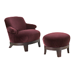 Премиальное Кресло с пуфом Turin варинант исполнения - 1 | Loft Concept во Владивостоке