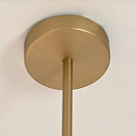 Люстра CANELLE Linear Chandelier 12 Modern Brass варинант исполнения - 4 | Loft Concept во Владивостоке