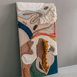 Тканый вручную текстильный гобелен Orchid варинант исполнения - 2 | Loft Concept во Владивостоке