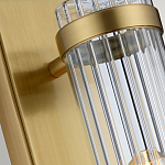 Бра вертикальное с рифленым стеклянным плафоном и прямоугольным основанием Quintiesse варинант исполнения - 4 | Loft Concept во Владивостоке