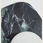 Бра с каменным основанием и плафоном из стекла Amazon Green Shaw Marble Lighting варинант исполнения - 1 | Loft Concept во Владивостоке