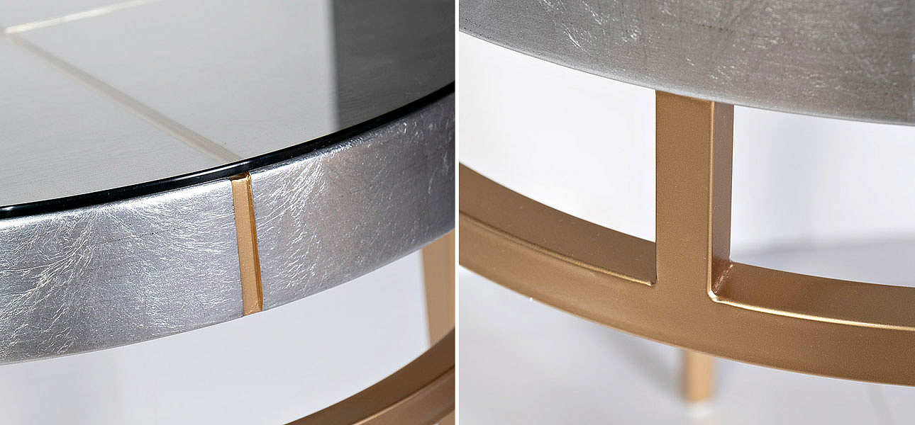 Столик журнальный Mercury silver/gold Столик журнальный Mercury silver/gold - Loft-Concept во Владивостоке