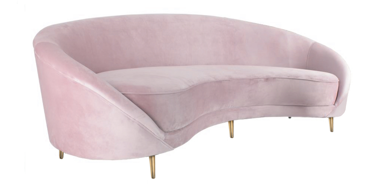 Диван изогнутый Bordeaux Sofa Диван изогнутый Bordeaux Sofa - Loft-Concept во Владивостоке