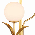 Торшер с золотым каркасом в виде стебля с листьями Inspired by Nature варинант исполнения - 2 | Loft Concept во Владивостоке