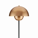 Торшер с куполообразным абажуром на чёрном мраморном основании Riverside Floor Lamp варинант исполнения - 1 | Loft Concept во Владивостоке