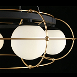 Люстра подвесная круглая с белыми плафонами Martin варинант исполнения - 4 | Loft Concept во Владивостоке