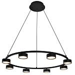 Люстра подвесная круглая черная Black Light Fixtures варинант исполнения - 1 | Loft Concept во Владивостоке