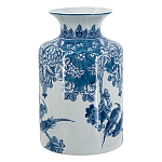 Ваза с мотивами цветущего сада с попугаями Vase Inspired by Nature варинант исполнения - 2 | Loft Concept во Владивостоке