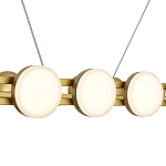 Люстра овальная с круглыми светодиодными источниками света Maxine Light варинант исполнения - 6 | Loft Concept во Владивостоке