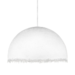 Подвесной светильник в форме купола белого цвета с ажурной бахромой Tactile Line варинант исполнения - 1 | Loft Concept во Владивостоке