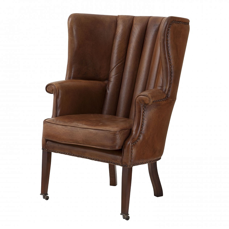 Кресло Eichholtz Chair Chamberlain Коричневый Латунь Античная полированная Кресло Eichholtz Chair Chamberlain Коричневый Латунь Античная полированная во Владивостоке | Loft Concept