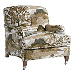 Кресло Trumann Club Chair Beige Landscape бежевый пейзах варинант исполнения - 1 | Loft Concept во Владивостоке