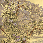 Обои ручная роспись Le Brésil Amarelo Deep Rich Gold варинант исполнения - 2 | Loft Concept во Владивостоке