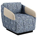 Дизайнерское Кресло William с кожаными подлокотниками  варинант исполнения - 1 | Loft Concept во Владивостоке