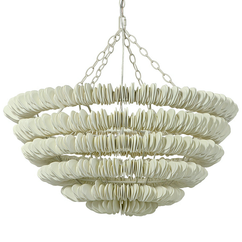 Люстра White Bionic Petals Harmony Chandelier Молочный Белый Люстра White Bionic Petals Harmony Chandelier Молочный Белый во Владивостоке | Loft Concept