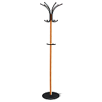 Вешалка с круглым основанием и черными металлическими крючками Industrial Metal Rust варинант исполнения - 1 | Loft Concept во Владивостоке