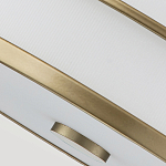 Потолочный светильник с белым матовым абажуром в металлическом каркасе Feiss варинант исполнения - 4 | Loft Concept во Владивостоке