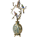 Бронзовый подсвечник Птичий рай Flora варинант исполнения - 4 | Loft Concept во Владивостоке