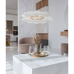 Люстра с прозрачным волнистым плафоном в форме цветка Ethereal Bloom варинант исполнения - 12 | Loft Concept во Владивостоке