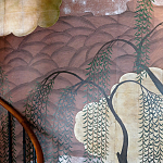 Обои ручная роспись Willow & Waves Original colourway on Edo painted Xuan paper with antiquing варинант исполнения - 2 | Loft Concept во Владивостоке