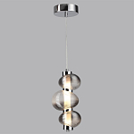 Подвесной светильник с 3-мя рифлеными стеклянными шарами Marcelh Light варинант исполнения - 8 | Loft Concept во Владивостоке
