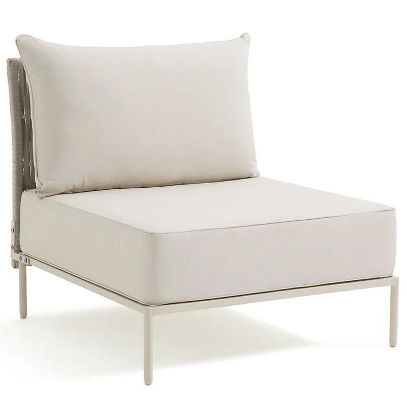 Уличное кресло Alaric Armchair Beige Бежевый Уличное кресло Alaric Armchair Beige Бежевый во Владивостоке | Loft Concept