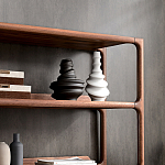 Стеллаж в гостиную для книг Moon Walnut Furniture варинант исполнения - 6 | Loft Concept во Владивостоке