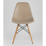 Пластиковый стул на ножках из массива бука Eames Beige варинант исполнения - 4 | Loft Concept во Владивостоке