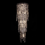 Бра с каскадом из прозрачного хрусталя и корпусом из металла цвета хром Constant Sparks варинант исполнения - 7 | Loft Concept во Владивостоке