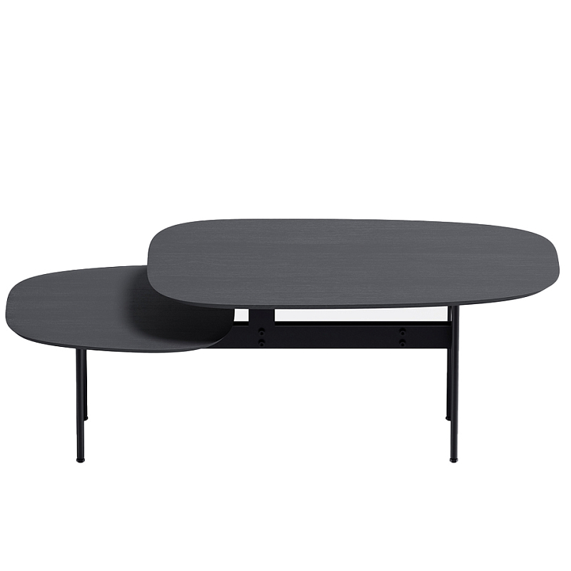 Step журнальный столик из чёрного ясеня Черный во Владивостоке | Loft Concept 