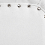 Кушетка белая с мягкой обивкой из велюра Michael Couch варинант исполнения - 7 | Loft Concept во Владивостоке