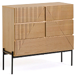 Комод с геометрическим рисунком на ящиках Anders Light Wood варинант исполнения - 1 | Loft Concept во Владивостоке