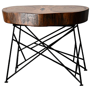 Кофейный стол Owly Industrial Metal Rust Coffee Table