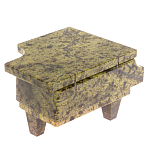 Шкатулка в виде рояля из натурального камня змеевик Stone Casket варинант исполнения - 3 | Loft Concept во Владивостоке