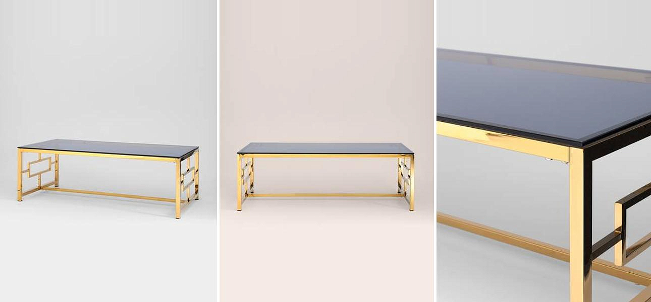 Столик кофейный Milan Tables Gold Столик кофейный Milan Tables Gold - Loft-Concept во Владивостоке