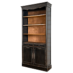 Стеллаж книжный с 4-мя полками и 2-мя ящиками с состаренным эффектом Vintage варинант исполнения - 1 | Loft Concept во Владивостоке