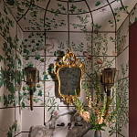 Обои ручная роспись Medici Standard colourway on white Williamsburg варинант исполнения - 1 | Loft Concept во Владивостоке