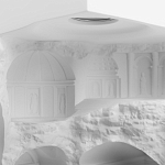 Встраиваемый в стену гипсовый светильник под покраску в античном стиле Antiquity Athena варинант исполнения - 10 | Loft Concept во Владивостоке